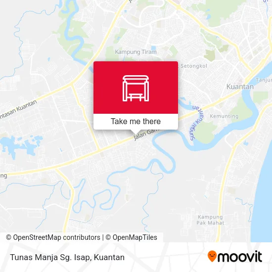 Tunas Manja Sg. Isap map