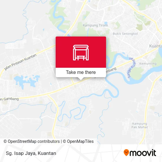 Sg. Isap Jaya map