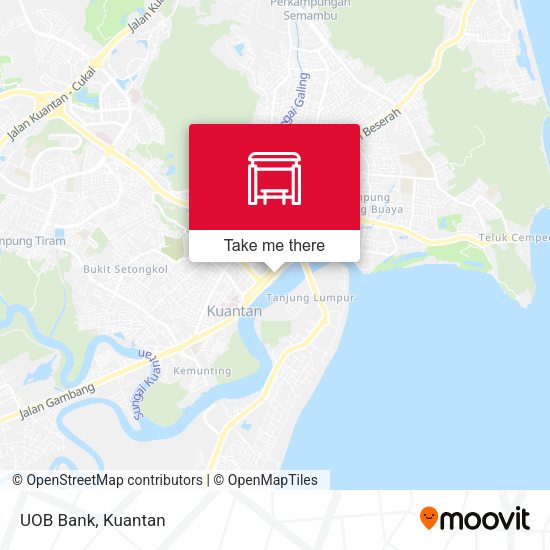 UOB Bank map