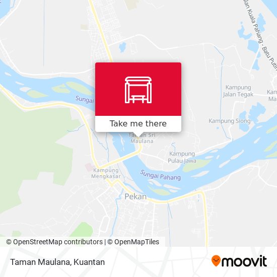 Taman Maulana map