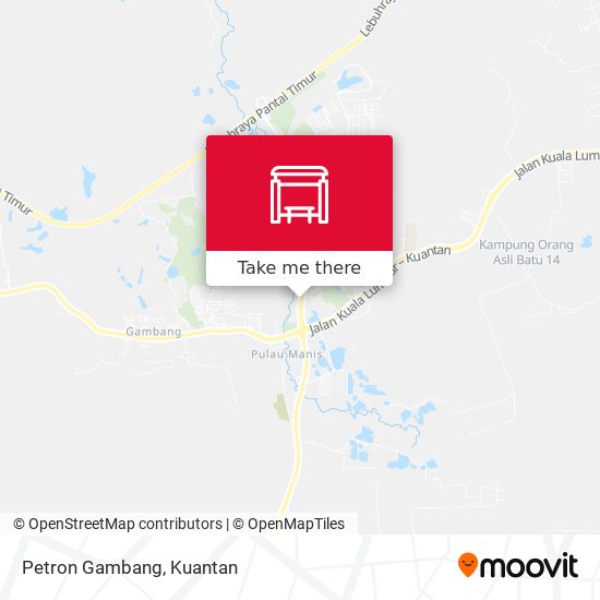 Petron Gambang map