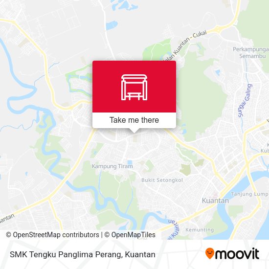 Peta SMK Tengku Panglima Perang