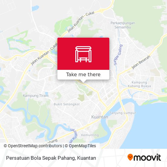 Peta Persatuan Bola Sepak Pahang