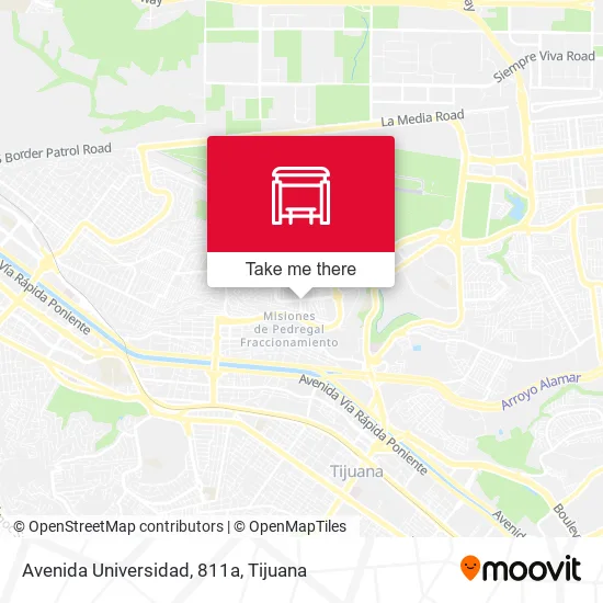 Mapa de Avenida Universidad, 811a