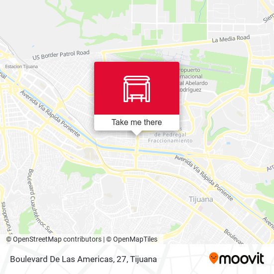 Boulevard De Las Americas, 27 map