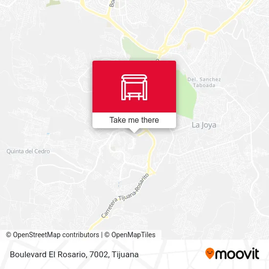 Mapa de Boulevard El Rosario, 7002
