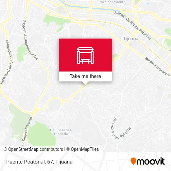 Puente Peatonal, 67 map