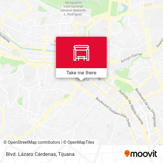 Blvd. Lázaro Cárdenas map