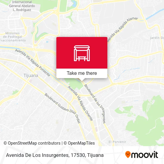 Avenida De Los Insurgentes, 17530 map