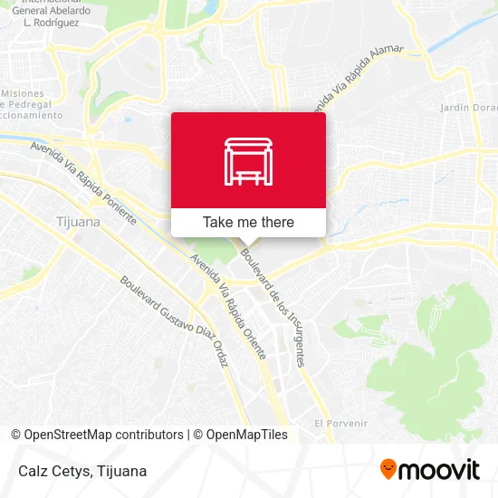 Mapa de Calz Cetys