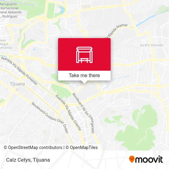Calz Cetys map