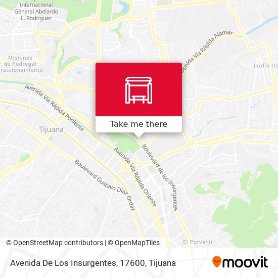 Avenida De Los Insurgentes, 17600 map