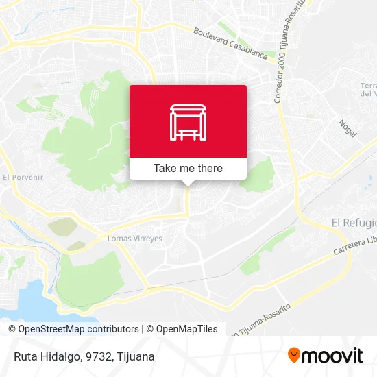 Ruta Hidalgo, 9732 map