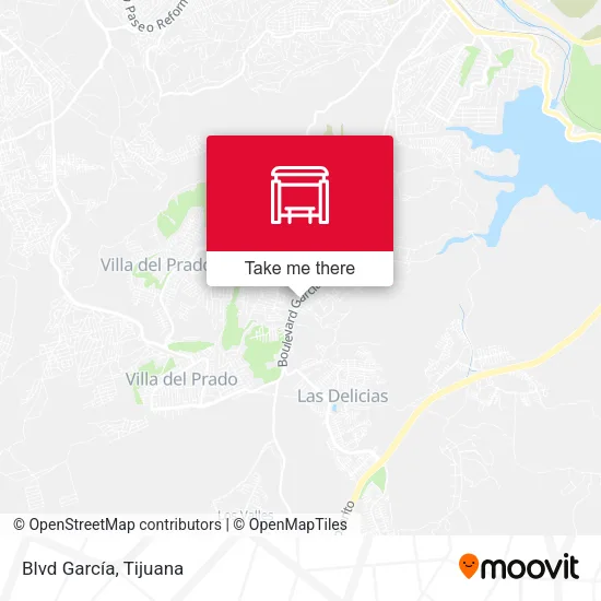 Blvd García map