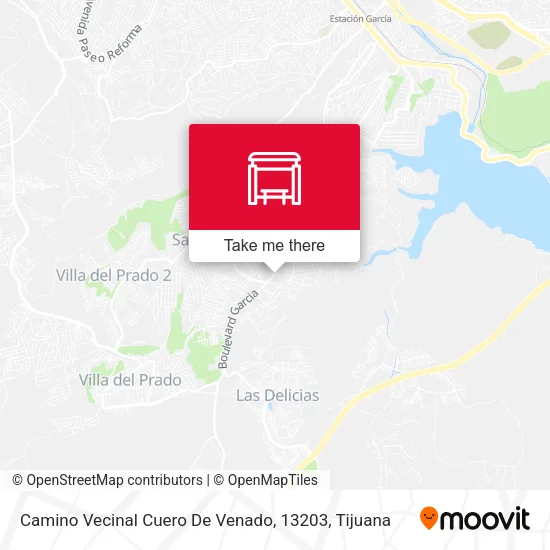 Mapa de Camino Vecinal Cuero De Venado, 13203