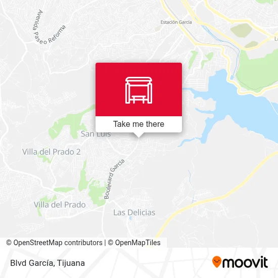 Blvd García map