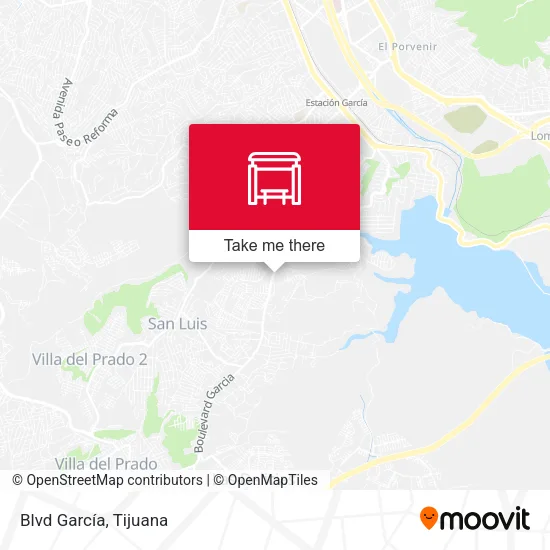 Blvd García map