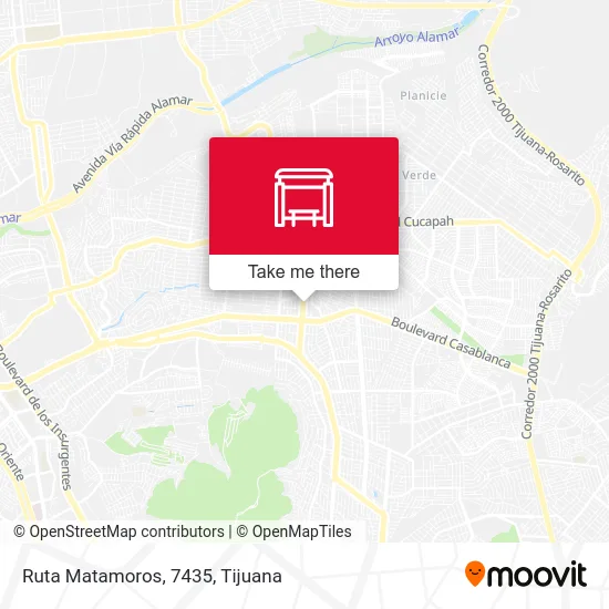 Ruta Matamoros, 7435 map