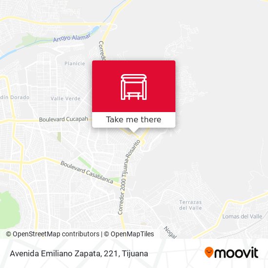 Avenida Emiliano Zapata, 221 map