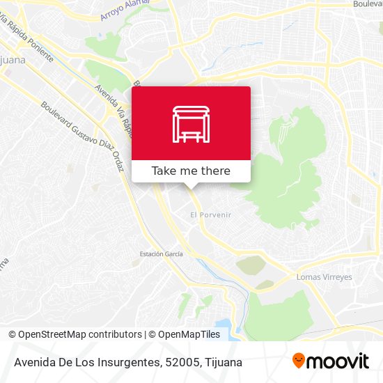 Avenida De Los Insurgentes, 52005 map