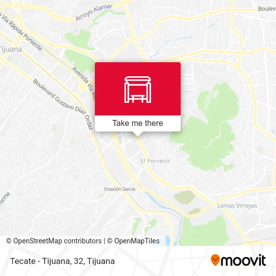 Mapa de Tecate - Tijuana, 32
