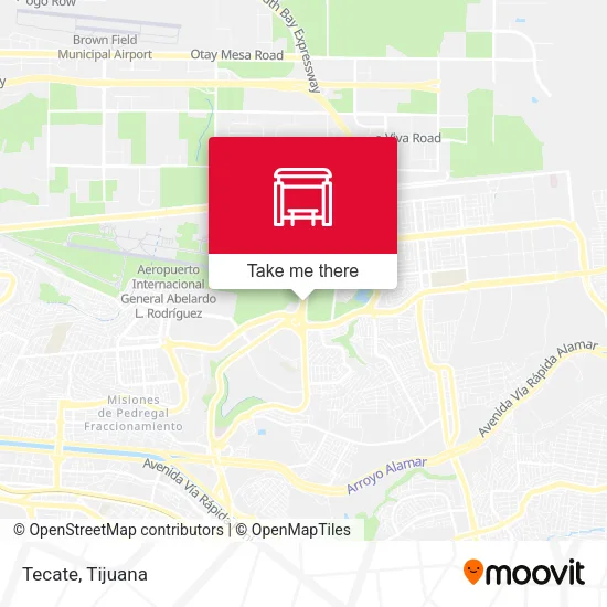Tecate map