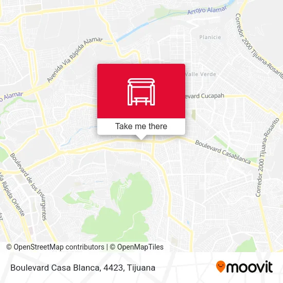 Boulevard Casa Blanca, 4423 map