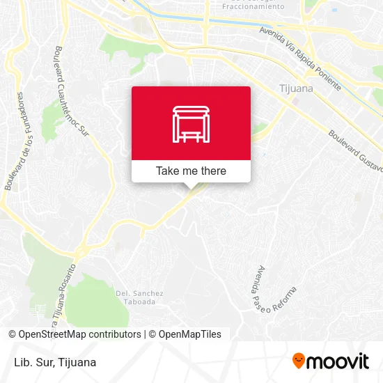Lib. Sur map