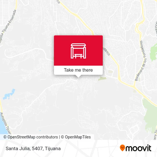 Santa Julia, 5407 map