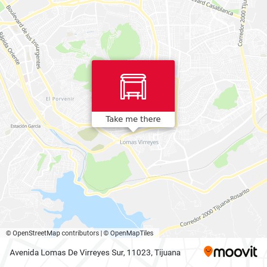 Avenida Lomas De Virreyes Sur, 11023 map
