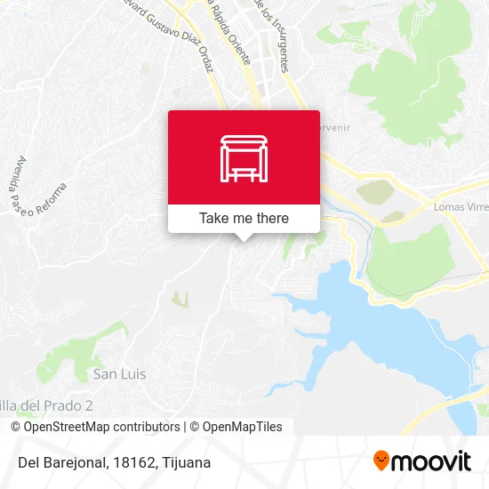 Del Barejonal, 18162 map