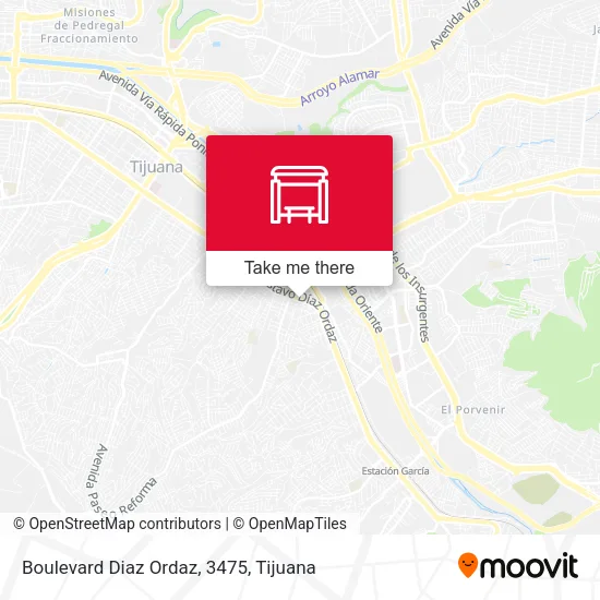 Boulevard Diaz Ordaz, 3475 map