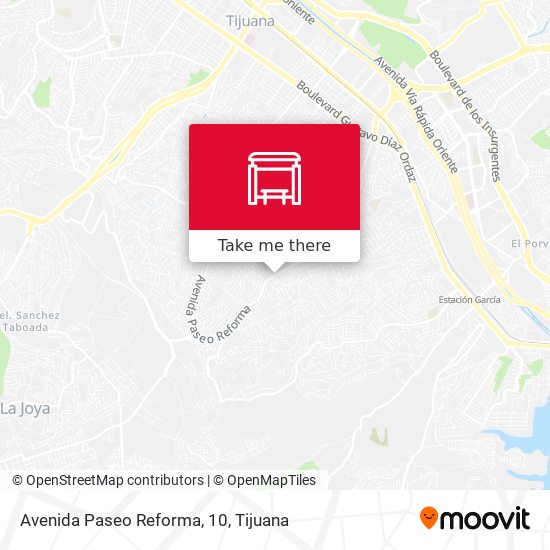 Avenida Paseo Reforma, 10 map