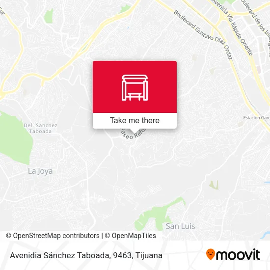 Mapa de Avenidia Sánchez Taboada, 9463