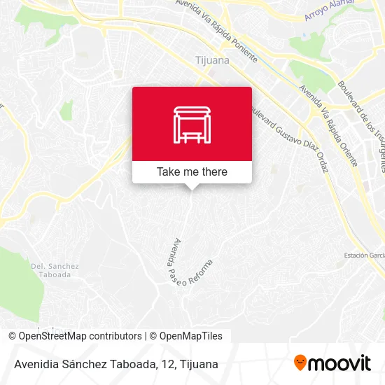 Avenidia Sánchez Taboada, 12 map