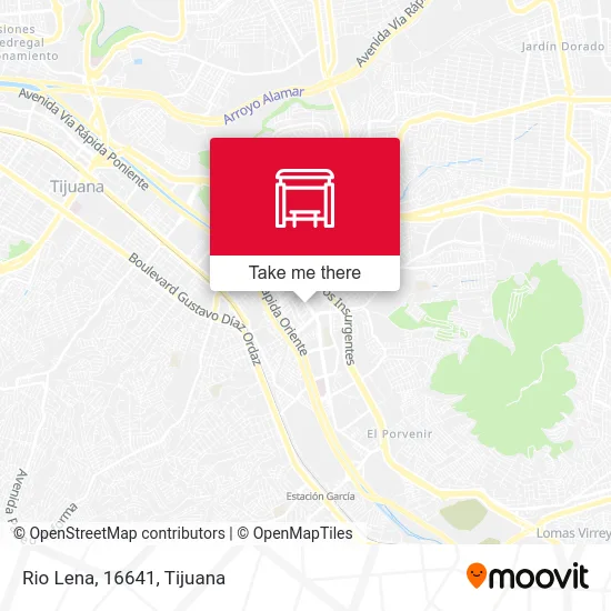 Mapa de Rio Lena, 16641