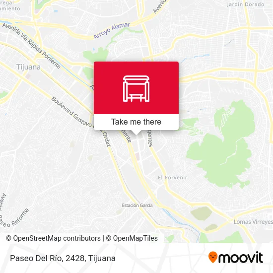 Paseo Del Río, 2428 map