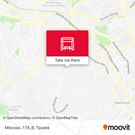 Mixcoac, 174_B map