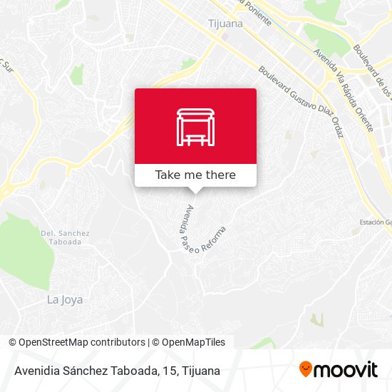 Mapa de Avenidia Sánchez Taboada, 15