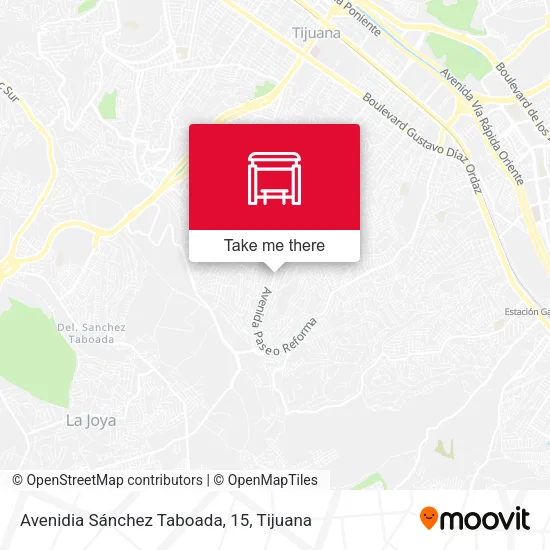 Avenidia Sánchez Taboada, 15 map