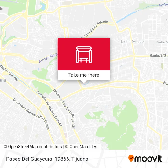 Paseo Del Guaycura, 19866 map