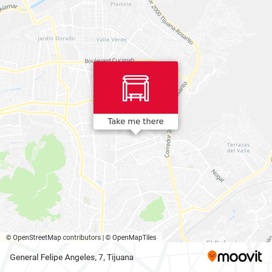 General Felipe Angeles, 7 map
