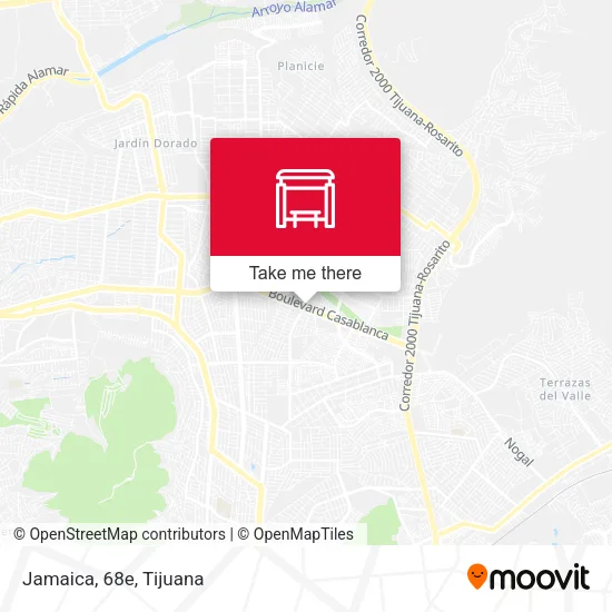 Jamaica, 68e map