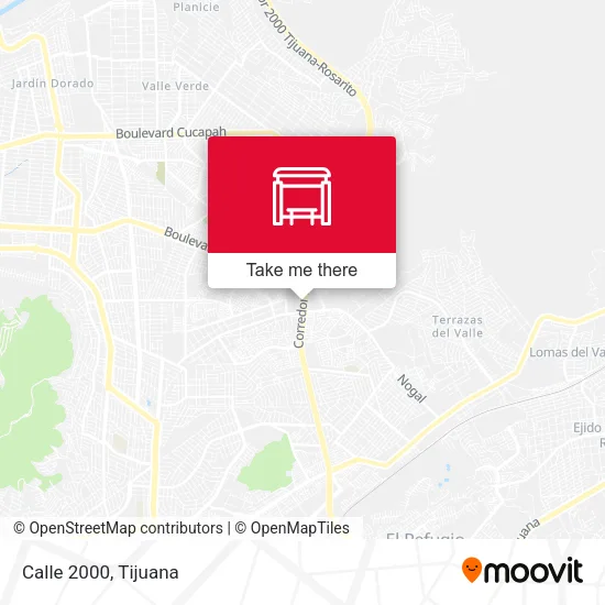 Mapa de Calle 2000