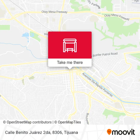 Mapa de Calle Benito Juárez 2da, 8306