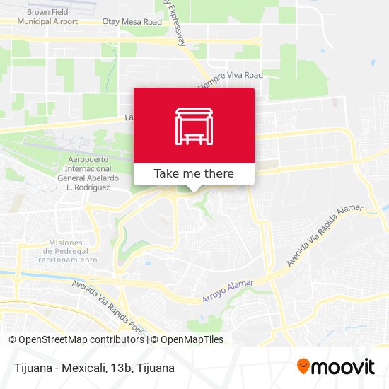 Tijuana - Mexicali, 13b map