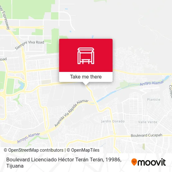 Mapa de Boulevard Licenciado Héctor Terán Terán, 19986