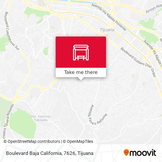 Boulevard Baja California, 7626 map