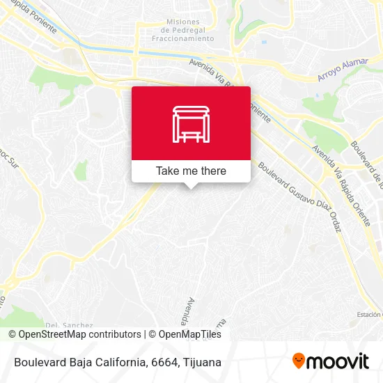 Boulevard Baja California, 6664 map