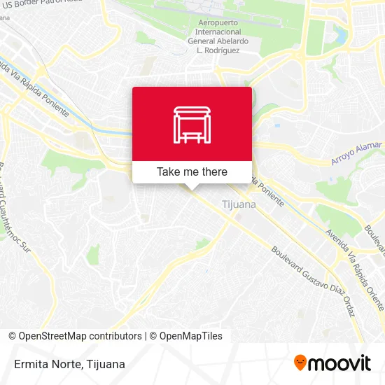 Mapa de Ermita Norte